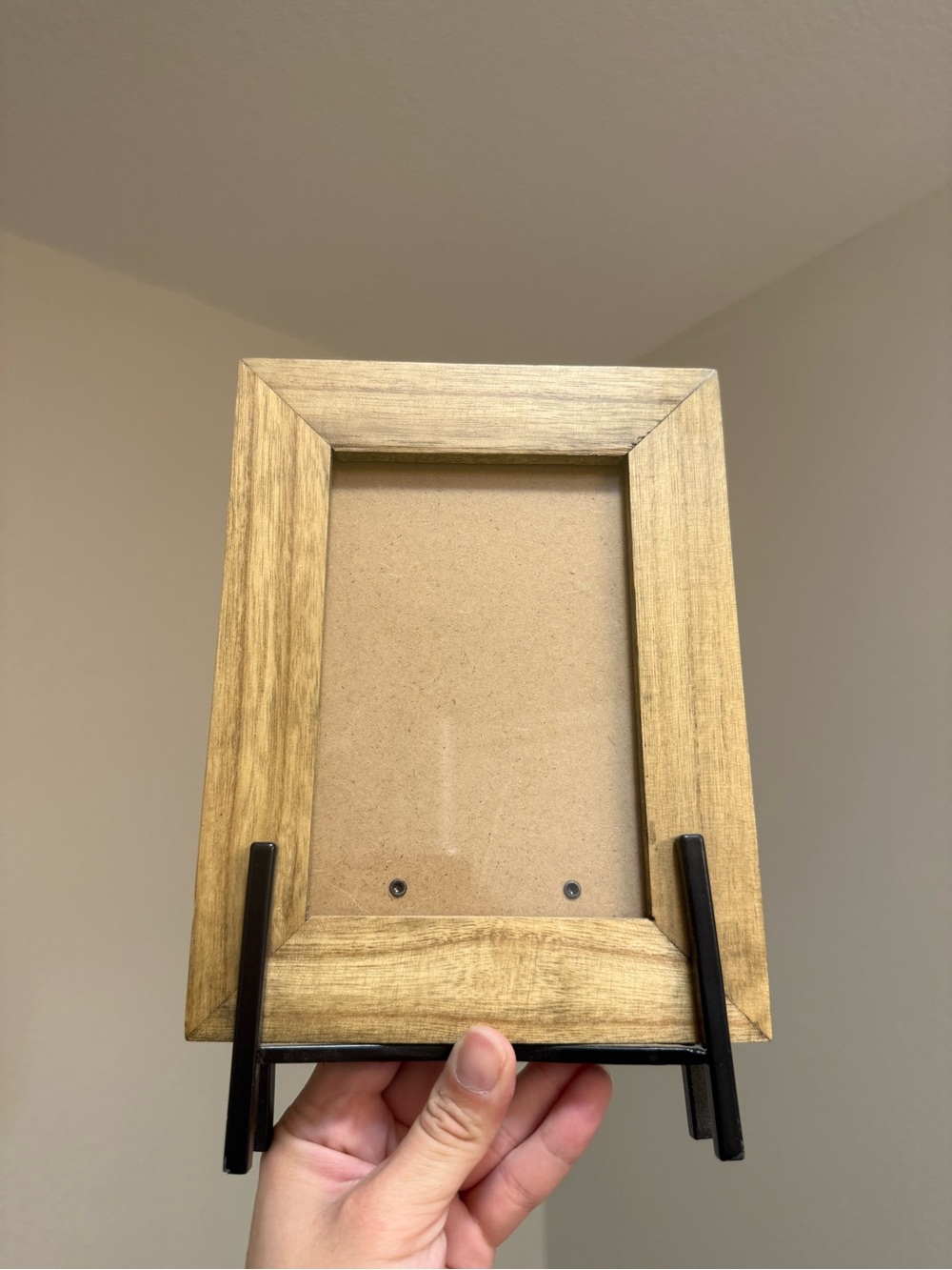 Project 62 Target Rustic Natural Brown Wooden Picture Frame Metal Stand